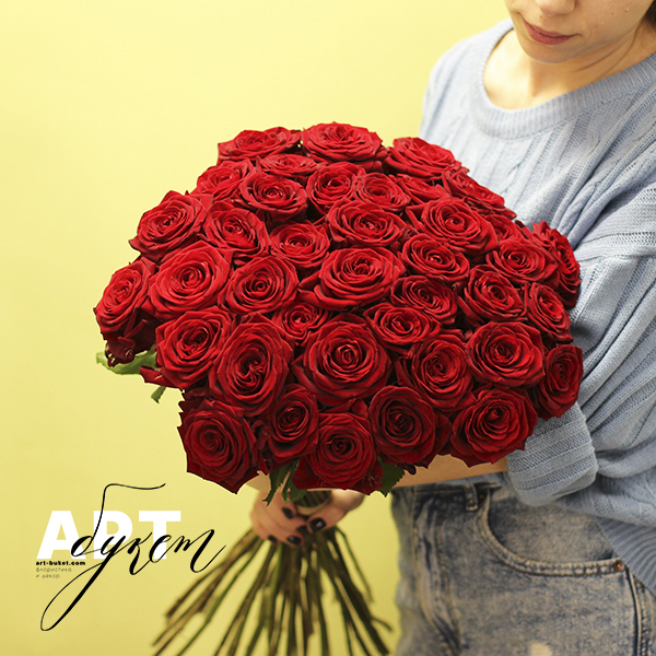 39 красных роз ( 60 см)
